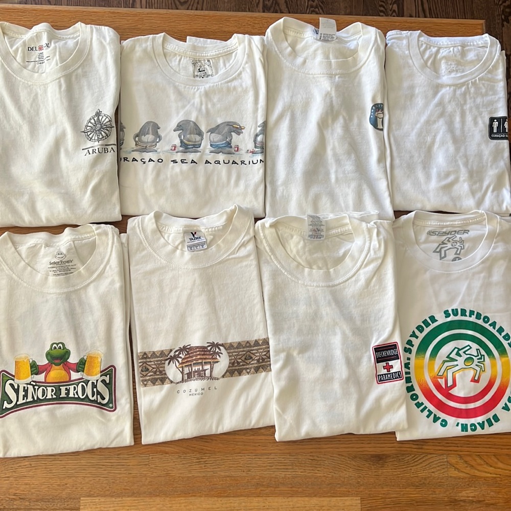8 men tshirts